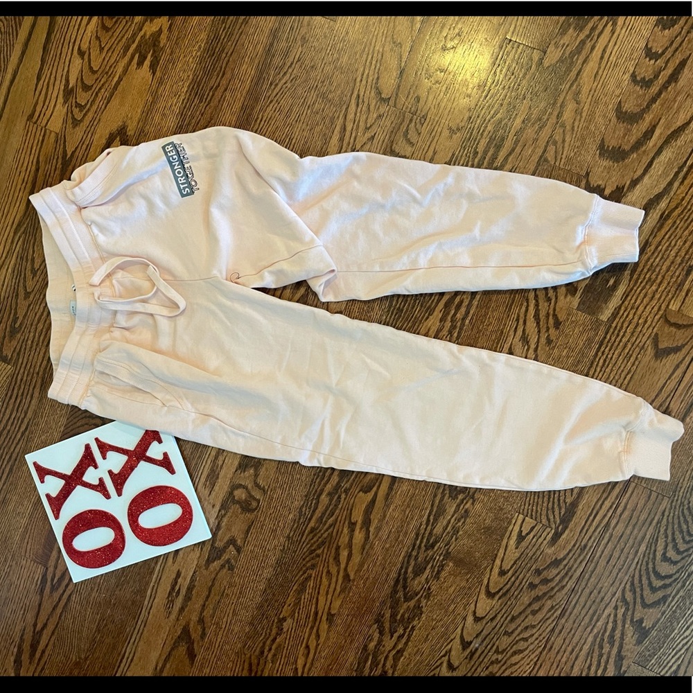 pink peloton joggers